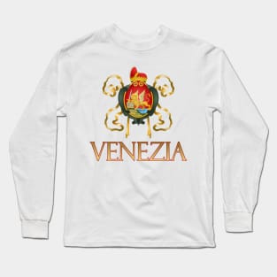 Venezia (Venice) Italy - Coat of Arms Design Long Sleeve T-Shirt